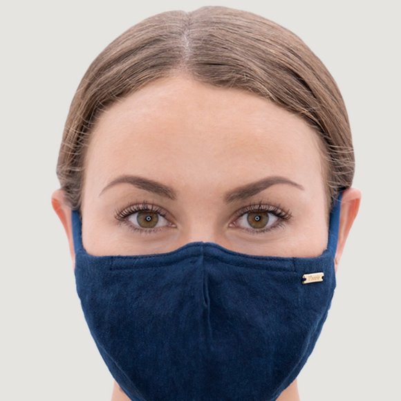 Linen Natural Dyed Face Mask - Picture 1 of 1